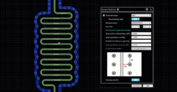 Vue d'écran de l'interface du logiciel de CAO électronique Zuken CR8000 dont est équipé CAO Concept